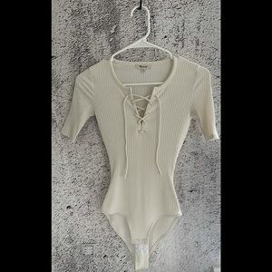 Madewell Off-White Bodysuit XS